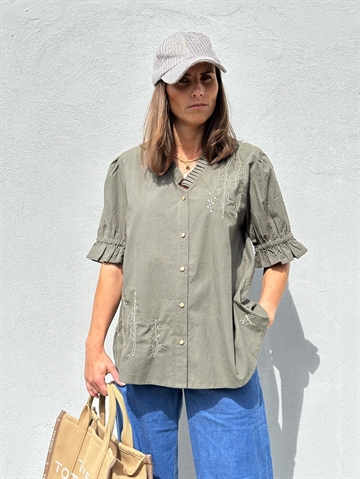 Gaspar Express Garda Blouse 2501353 Bluse Forest Green